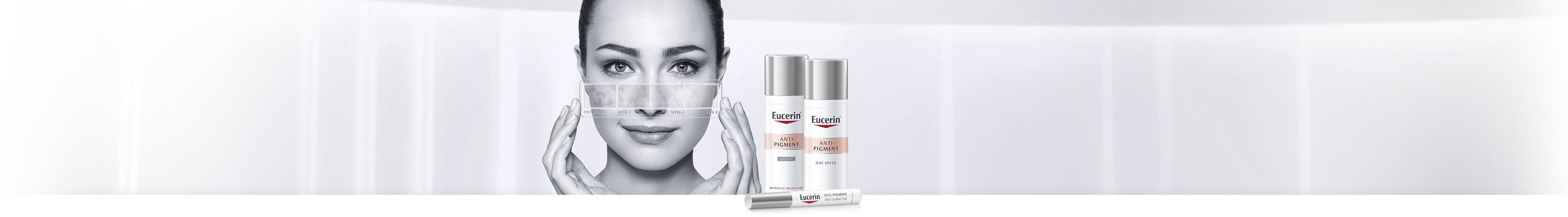 Az Eucerin hiperpigmentációt csökkentő termékek halványítják a sötét foltokat