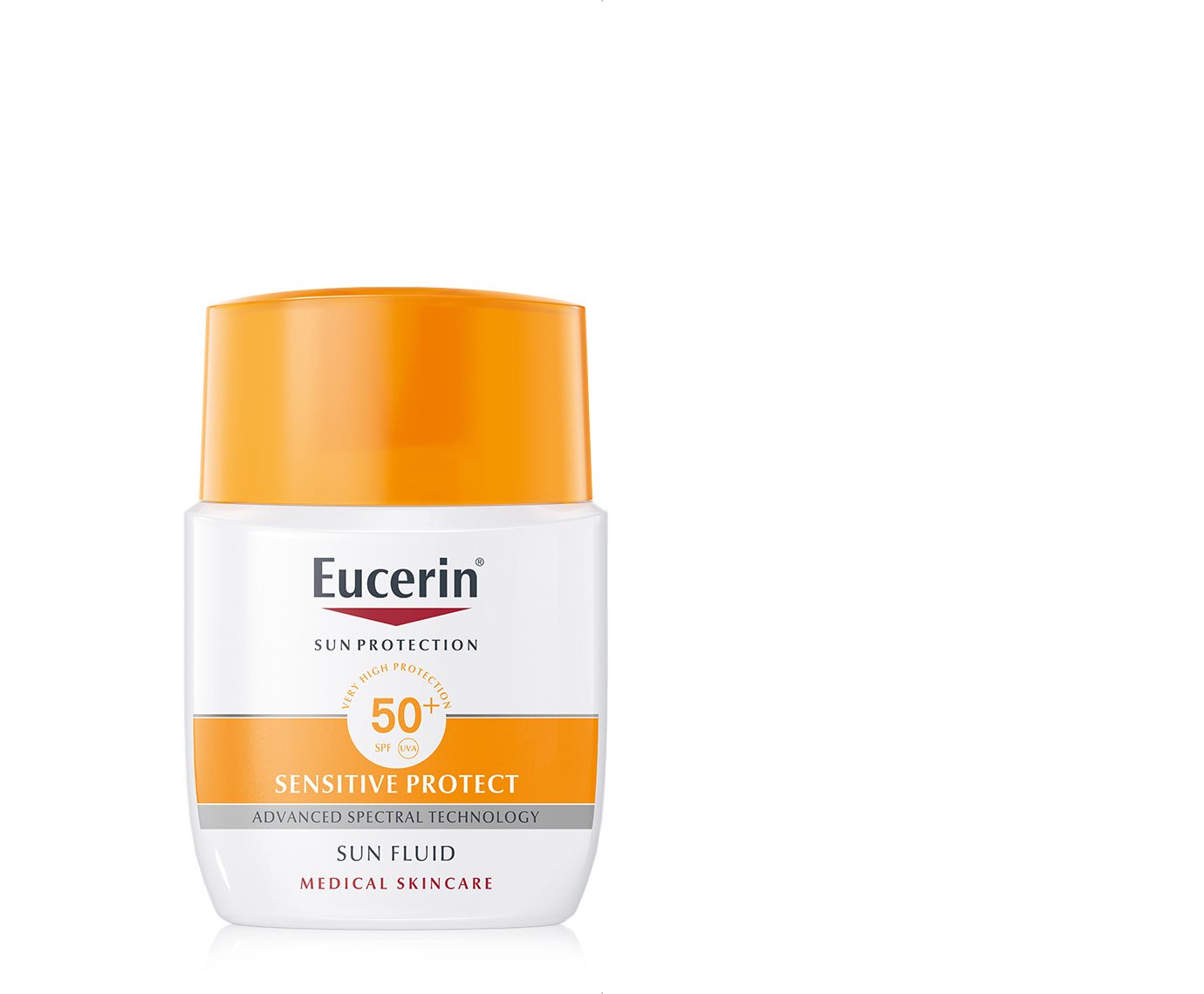 Eucerin Sun Sensitive Protect Mattító napozó fluid FF50+